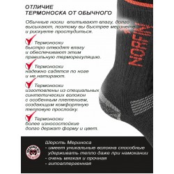 Шкарпетки NORFIN T4P ARCTIC MERINO EXTREME CREW