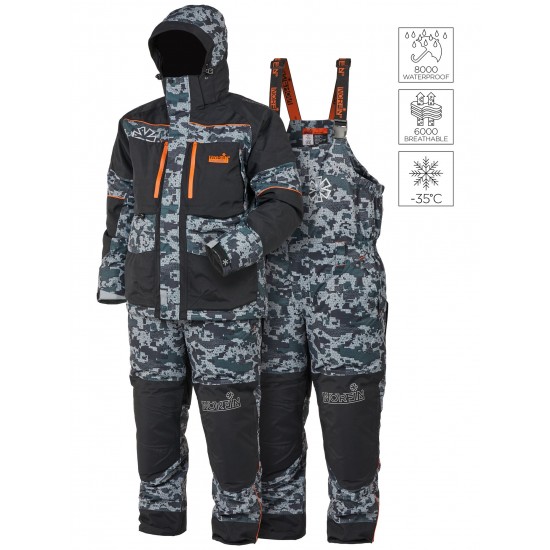 Зимовий костюм NORFIN DISCOVERY 3  CAMO (-35°C) р.S