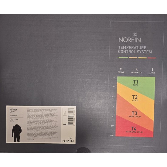 Термобелье Norfin Winter Line Black р.S
