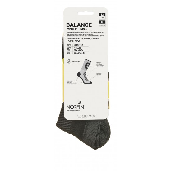Шкарпетки NORFIN T2M BALANCE WINTER HIKING CREW.