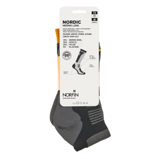 Шкарпетки NORFIN T3M NORDIC MERINO LONG.