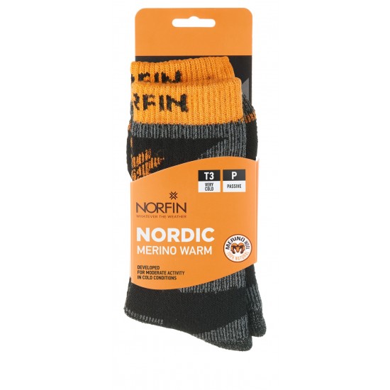 Шкарпетки NORFIN T3P NORDIC MERINO WARM CREW.
