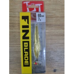 Блешня зимова LJ FIN BLADE з ланцюжком і трійником, 60мм / G