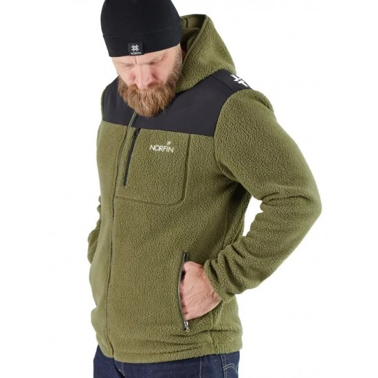 Куртка флісова Norfin POLARGUARD GREEN. (арт. 388202-M)