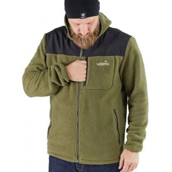 Куртка флісова Norfin POLARGUARD GREEN. (арт. 388202-M)