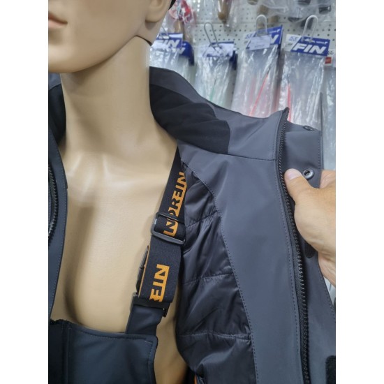  Демісезонний костюм Norfin REBEL PRO GRAY (Toray Dermizax)