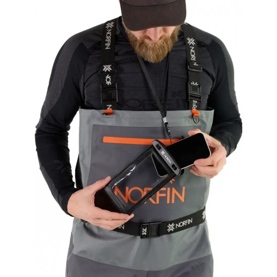 Забродний напівкомбінезон Norfin PILOT STOCKINGFOOT GRAY (шкарпетка неопрен)