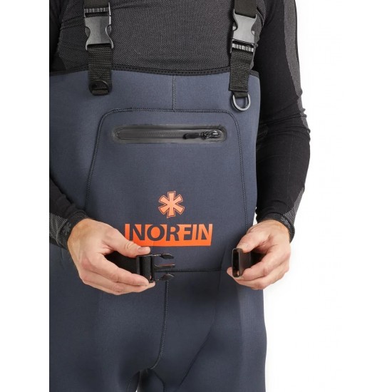 Забродний напівкомбінезон Norfin SHADOW NEOPRENE BOOTFOOT з чоботом.