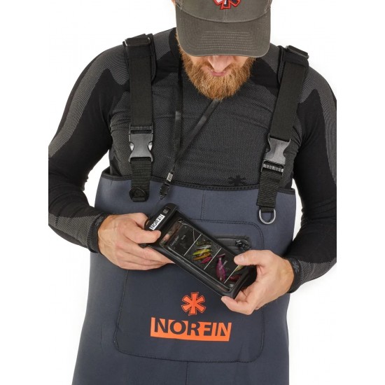 Забродний напівкомбінезон Norfin SHADOW NEOPRENE BOOTFOOT з чоботом.