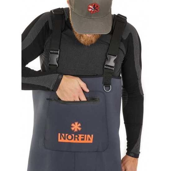 Забродний напівкомбінезон Norfin SHADOW NEOPRENE BOOTFOOT з чоботом.