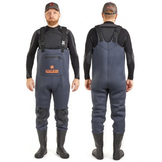 Забродний напівкомбінезон Norfin SHADOW NEOPRENE BOOTFOOT з чоботом.
