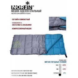 Мішок-ковдра спальний Norfin Alpine Comfort 250 Left (NFL-30236)