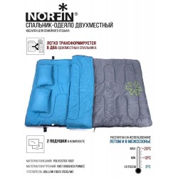 Мішок-ковдра спальний Norfin Alpine Comfort Double 250 (NFL-30240)