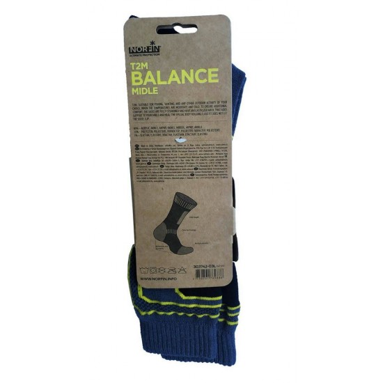 Шкарпетки Norfin Balance Middle T2M р.M (39-41)