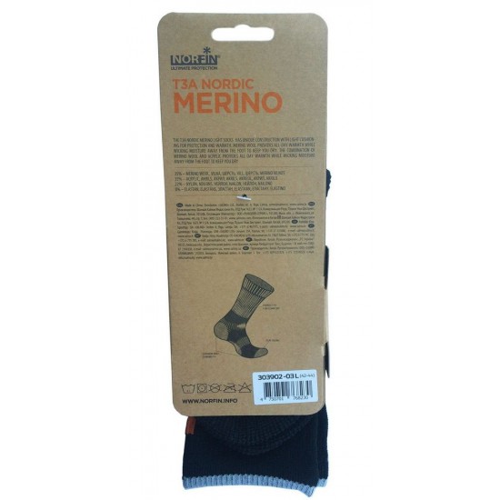 Шкарпетки Norfin Nordic Merino Light T3a р.XL (45-47)