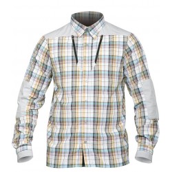 Сорочка c довгим рукавом Norfin Summer Long Sleeve чоловіча  Сірий\Бежевий (653001-S)