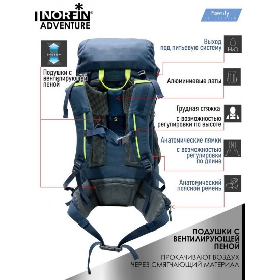 Рюкзак Norfin Adventure 55 (NFL-40220)