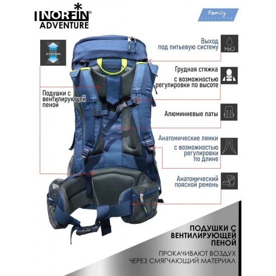 Рюкзак Norfin Adventure 65 (NFL-40221)