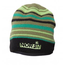 Шапка в'язана Norfin Frost DG (зелена в смужку) р.XL