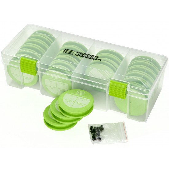 Коробка рибальськаз круглими мотовилами FC EVA LINE WINDER BOX 300x130x75