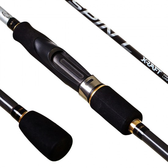 Вудилище спінінгове Salmo Kraft SPIN L 5-15/2,10(6'8')