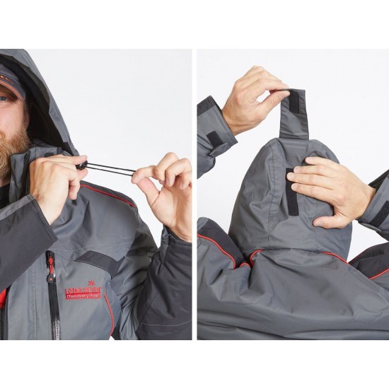 Костюм Norfin Discovery Heat мужской Черный\Серый