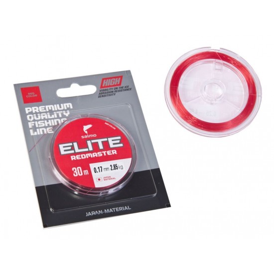 Жилка моно зимова Salmo ELITE REDMASTER 0,17 / 30м (інд.уп/ *10)