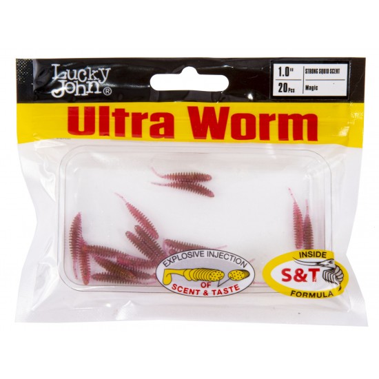 Слаги їстівні штучні LJ Pro Series ULTRAWORM 1,0in (02.54)