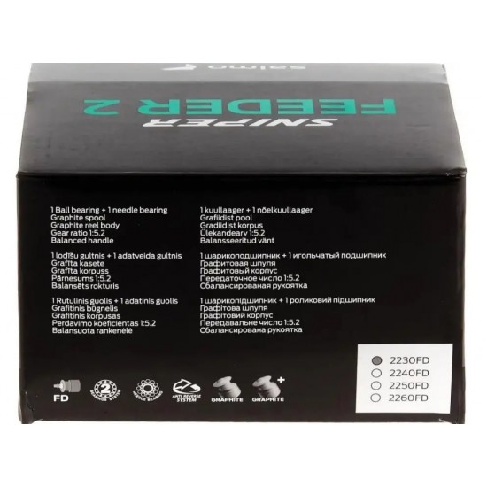 Котушка безінерц. Salmo Sniper FEEDER 2 (2230FD) 