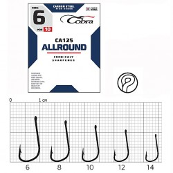 Гачки Cobra ALLROUND сер. CA125 разм. 014 10шт.