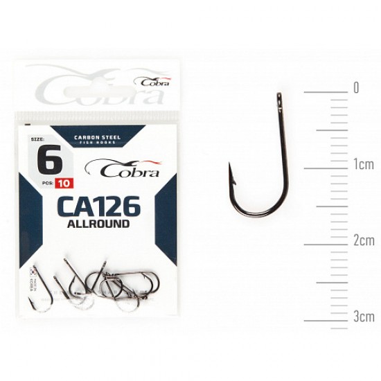 Гачки Cobra ALLROUND сер. CA126 разм. 004 10шт.