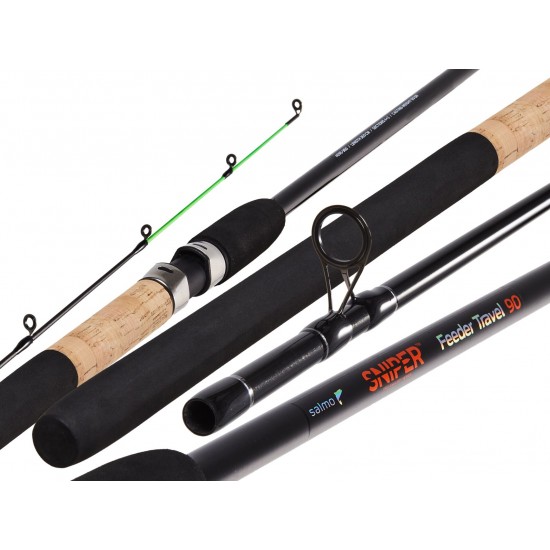 Вудилище фідер. Salmo SNIPER FEEDER TRAVEL 90 90/3.60 (3 tips)