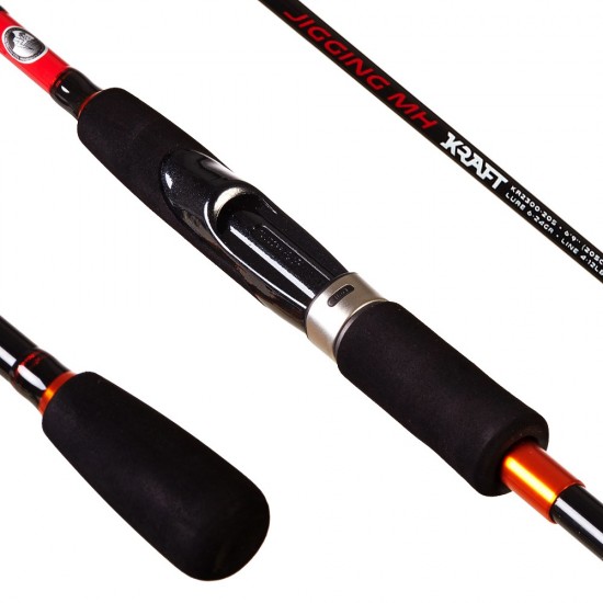 Вудилище спінінгове Salmo Kraft JIGGING MH 6-24/2,05(6'9')