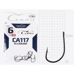 Гачки Cobra ALLROUND сер. CA117 разм. 006 10шт.