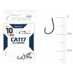 Гачки Cobra ALLROUND сер. CA117 разм. 010 10шт.