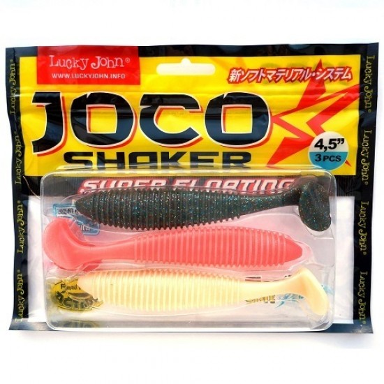 Віброхвіст Lucky John JOCO SHAKER 4.5in (11,43 см),3 шт.