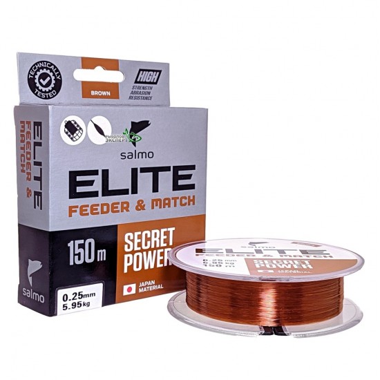 Жилка моно. Salmo Elite FEEDER & MATCH 150/018 (інд.уп/ *5)